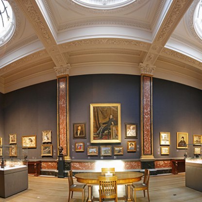 A panoramic view of gallery one